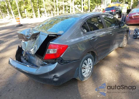 2012 Honda Civic Lx from USA, damaged, VIN 19XFB2F5XCE092295